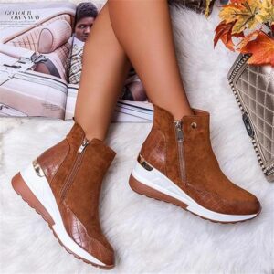 Botines de Cuero Retro